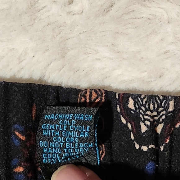 Rue 21 Womens Sz 2X Leggings Bohemian Print High Rise Ankle Stretch - Picture 5 of 9